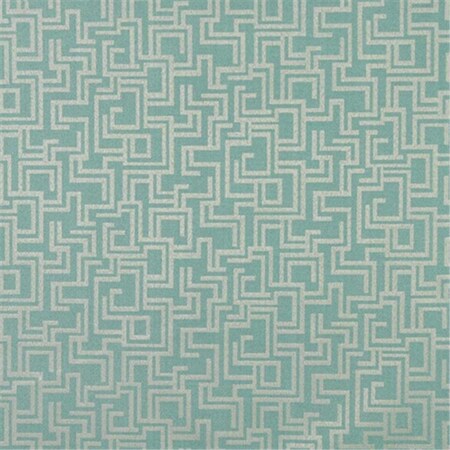Designer Fabrics 54 In. Wide Light Blue- Geometric Outdoor- Indoor- Marine Scotchgarded Fabric F636